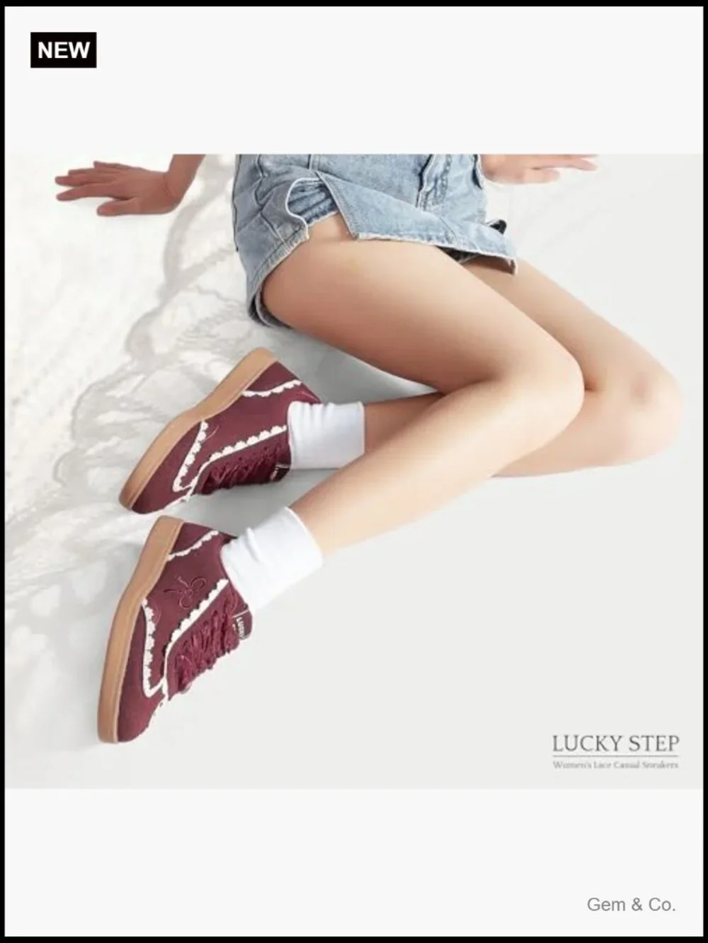 Organza Lace-Up Fashion Sneakers with Bow Detail